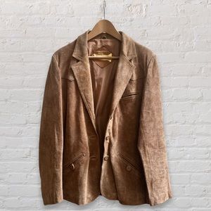 Vintage The Tannery Suede Jacket | Size 15/16